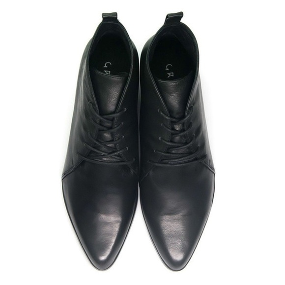 Grey City Leather Ankle Boot Size 8.5 - Picture 6 of 10